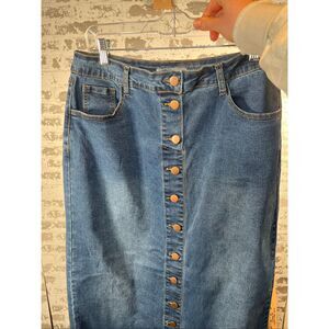 The Main Street exchange | women button down swim skirt stretchy